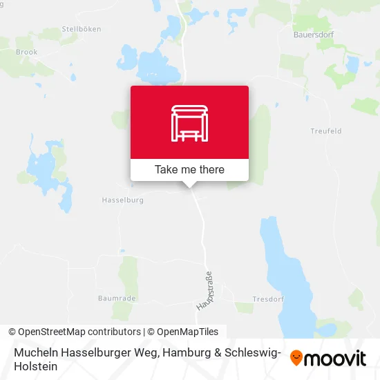 Карта Mucheln Hasselburger Weg