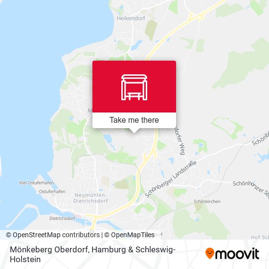 Mönkeberg Oberdorf map
