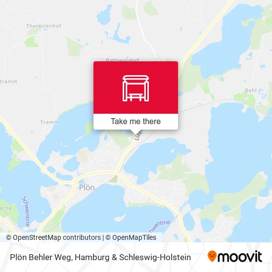 Карта Plön Behler Weg