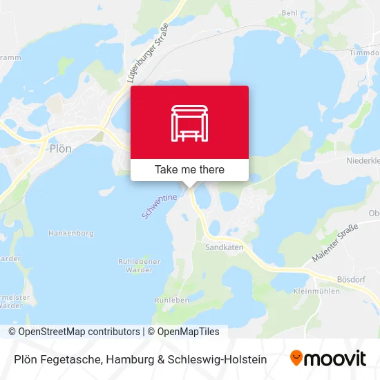 Карта Plön Fegetasche