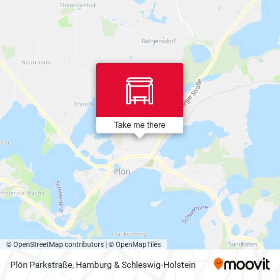Plön Parkstraße map