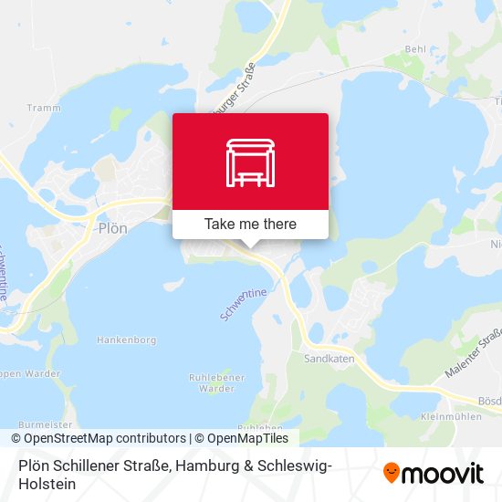 Plön Schillener Straße map