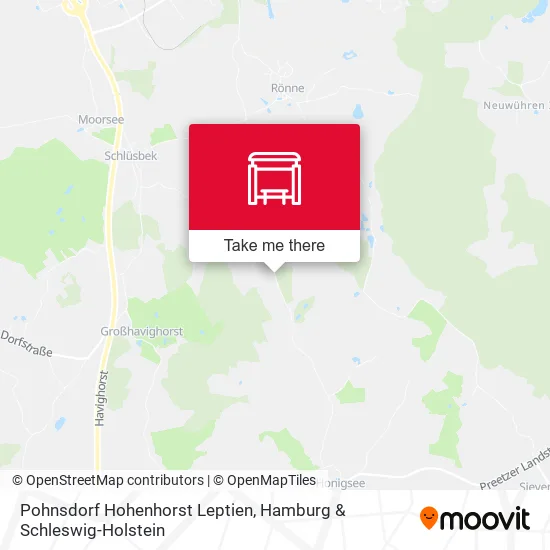 Карта Pohnsdorf Hohenhorst Leptien