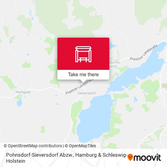 Pohnsdorf-Sieversdorf Abzw. map