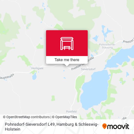 Pohnsdorf-Sieversdorf L49 map