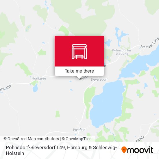 Pohnsdorf-Sieversdorf L49 map