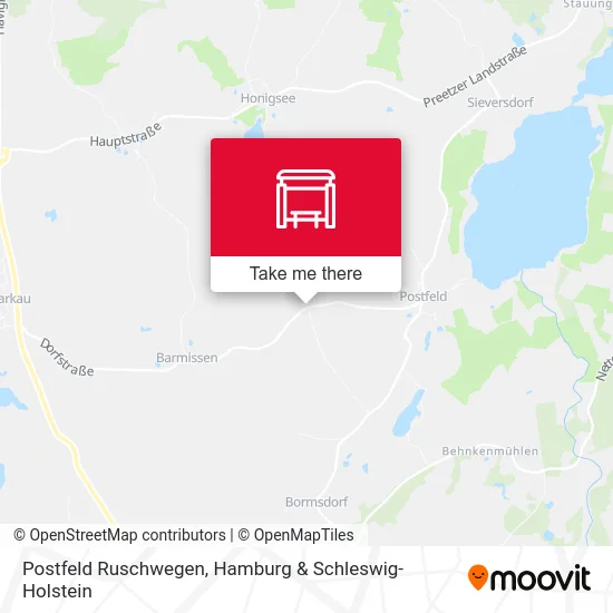 Карта Postfeld Ruschwegen