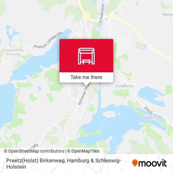 Карта Preetz(Holst) Birkenweg