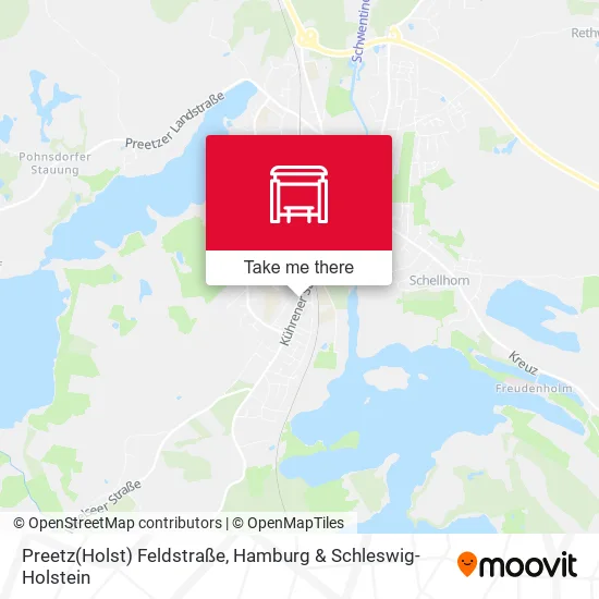 Карта Preetz(Holst) Feldstraße