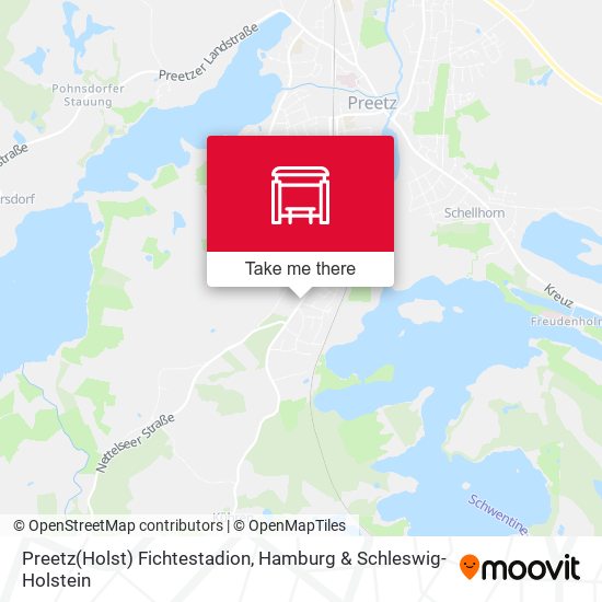 Preetz(Holst) Fichtestadion map
