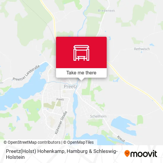 Карта Preetz(Holst) Hohenkamp