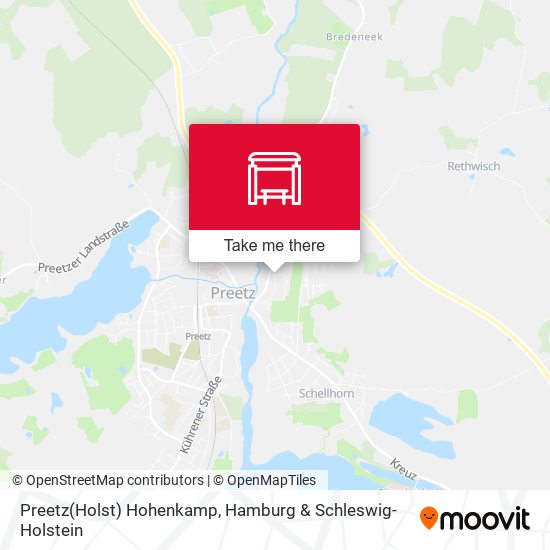 Preetz(Holst) Hohenkamp map
