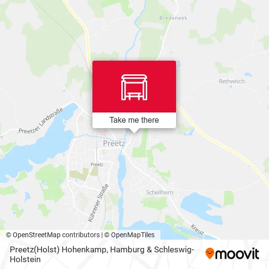 Карта Preetz(Holst) Hohenkamp