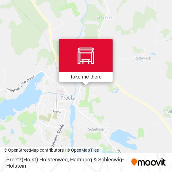 Preetz(Holst) Holstenweg map