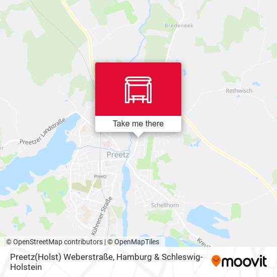 Preetz(Holst) Weberstraße map