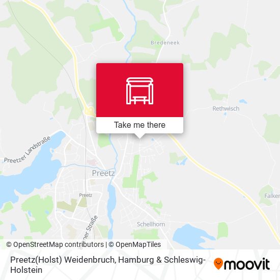 Preetz(Holst) Weidenbruch map