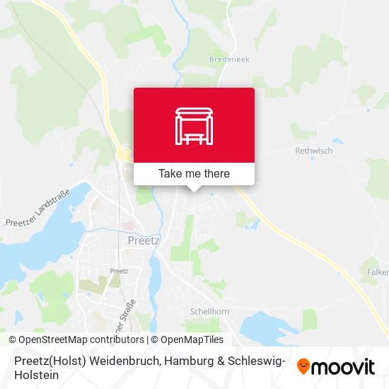 Карта Preetz(Holst) Weidenbruch