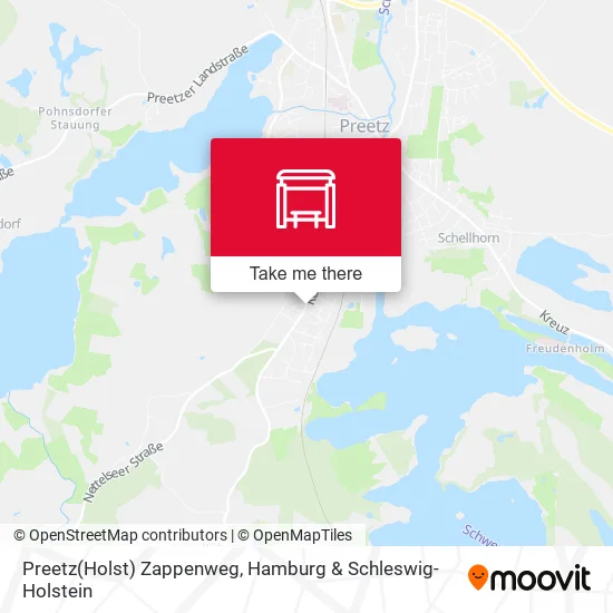 Карта Preetz(Holst) Zappenweg