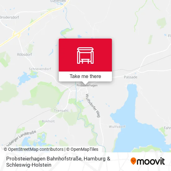 Карта Probsteierhagen Bahnhofstraße