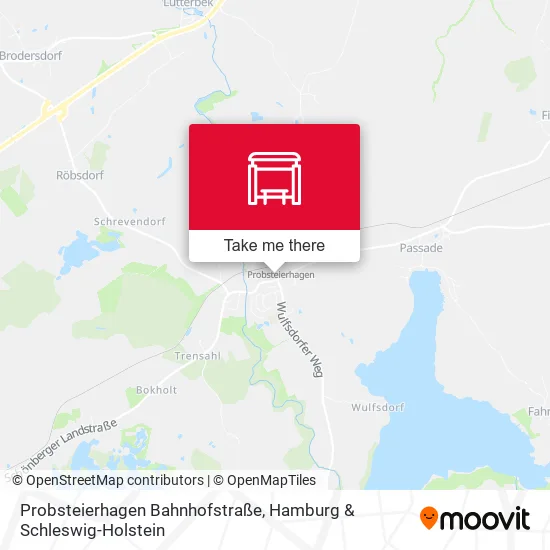 Карта Probsteierhagen Bahnhofstraße