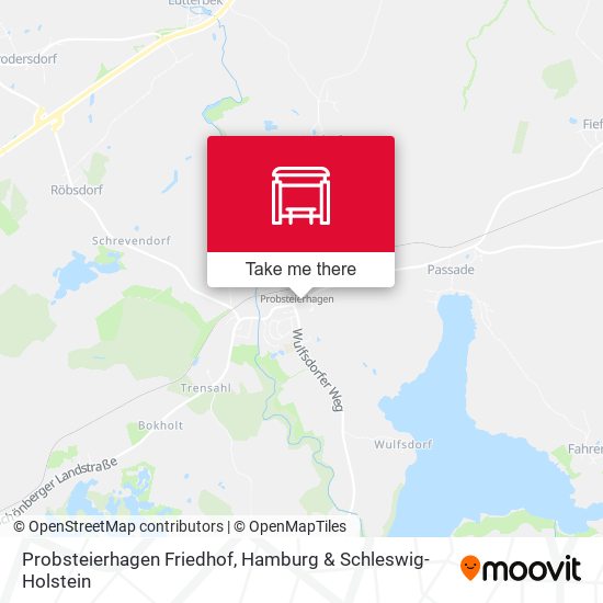 Probsteierhagen Friedhof map