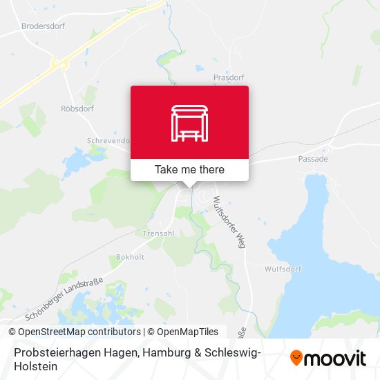 Probsteierhagen Hagen map