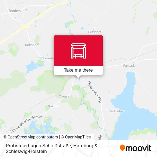 Карта Probsteierhagen Schloßstraße
