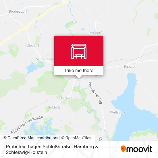 Карта Probsteierhagen Schloßstraße