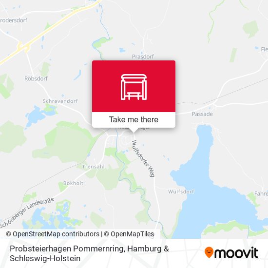 Probsteierhagen Pommernring map