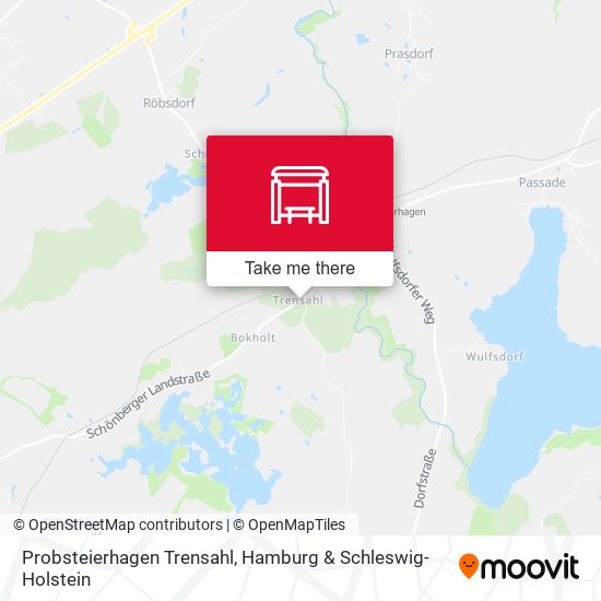 Probsteierhagen Trensahl map