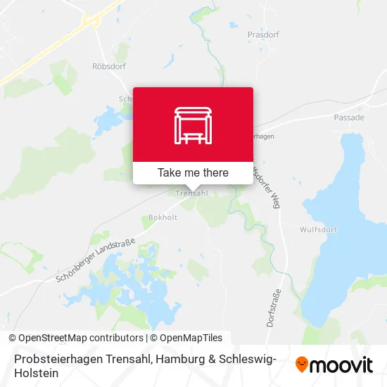 Карта Probsteierhagen Trensahl