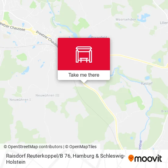 Карта Raisdorf Reuterkoppel/B 76