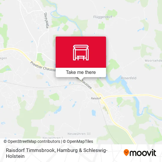 Карта Raisdorf Timmsbrook