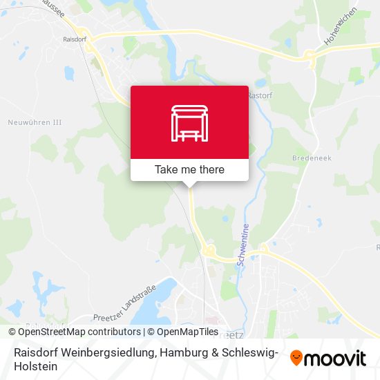Raisdorf Weinbergsiedlung map