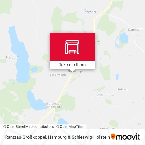 Rantzau-Großkoppel map