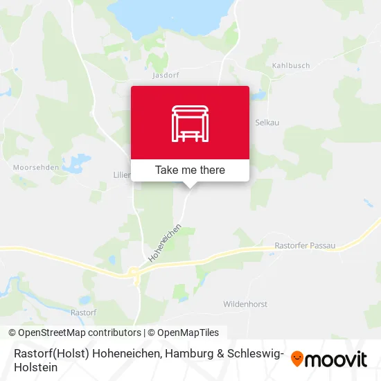 Карта Rastorf(Holst) Hoheneichen