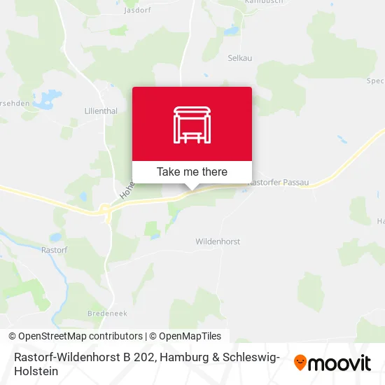 Карта Rastorf-Wildenhorst B 202