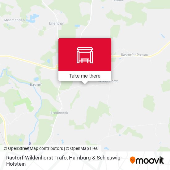 Rastorf-Wildenhorst Trafo map