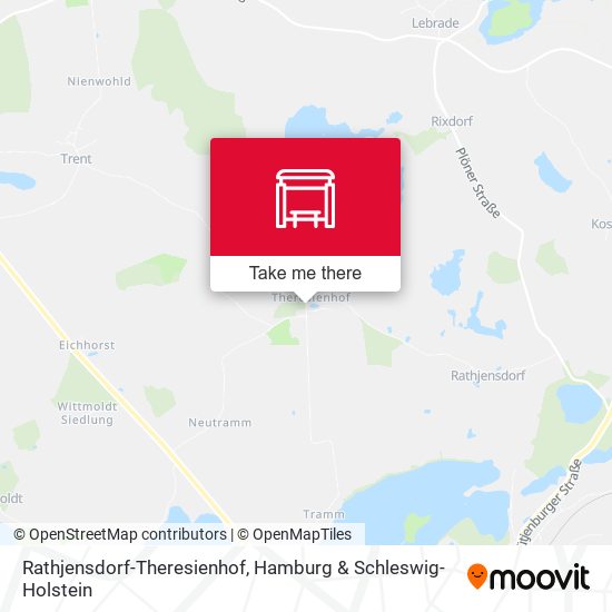 Rathjensdorf-Theresienhof map