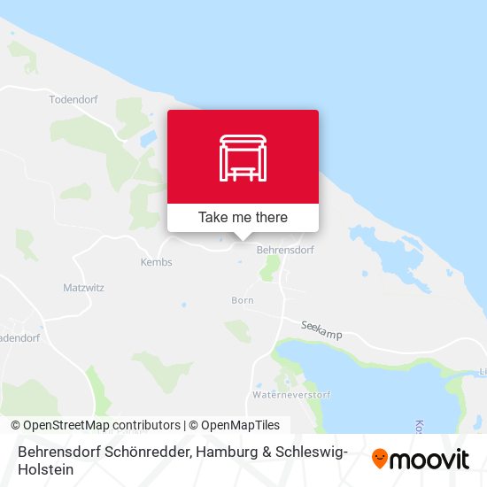 Behrensdorf Schönredder map