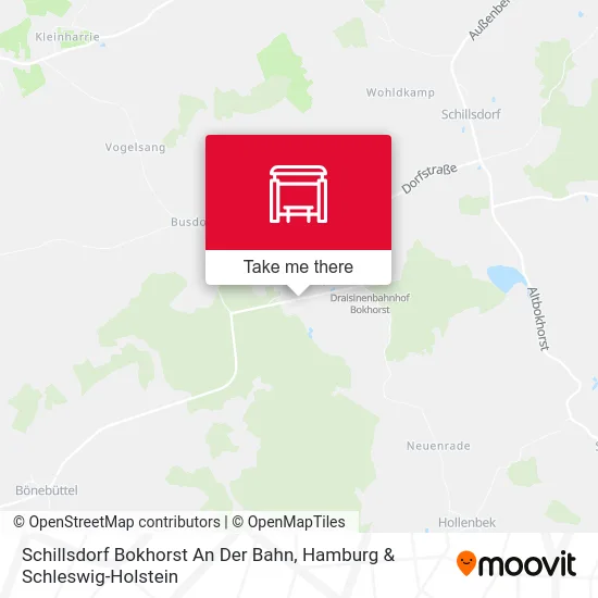 Карта Schillsdorf Bokhorst An Der Bahn