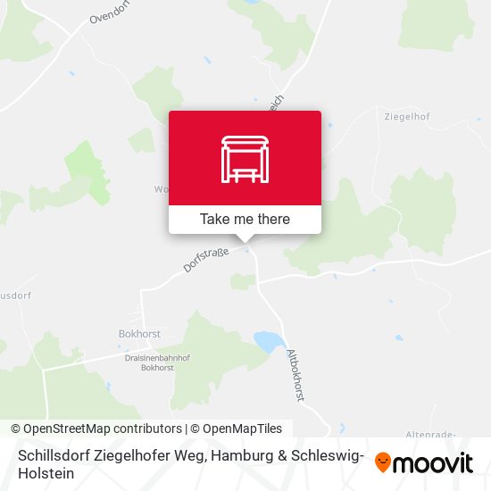 Schillsdorf Ziegelhofer Weg map