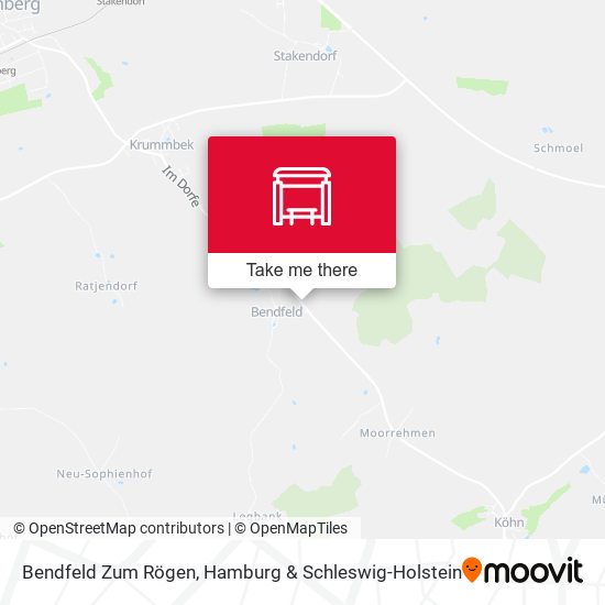 Bendfeld Zum Rögen map