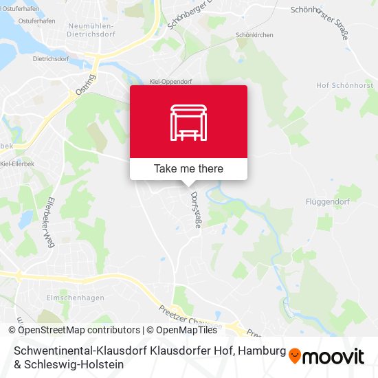 Schwentinental-Klausdorf Klausdorfer Hof map