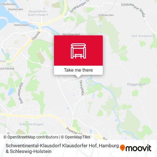Schwentinental-Klausdorf Klausdorfer Hof map