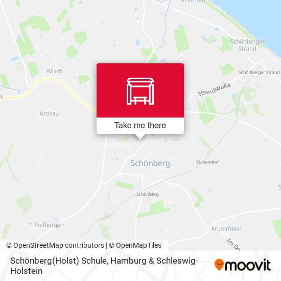 Schönberg(Holst) Schule map