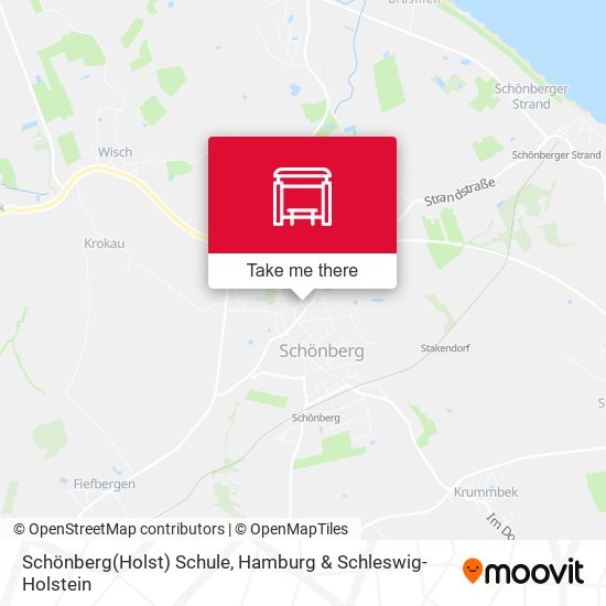 Schönberg(Holst) Schule map