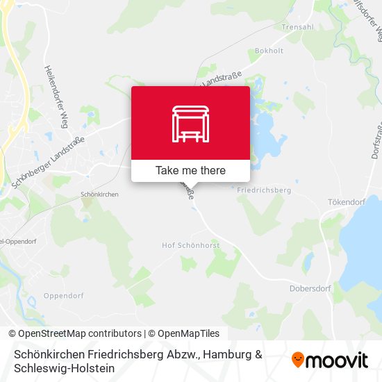 Schönkirchen Friedrichsberg Abzw. map