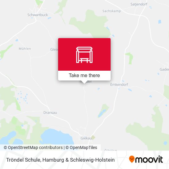 Tröndel Schule map