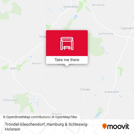 Tröndel-Gleschendorf map